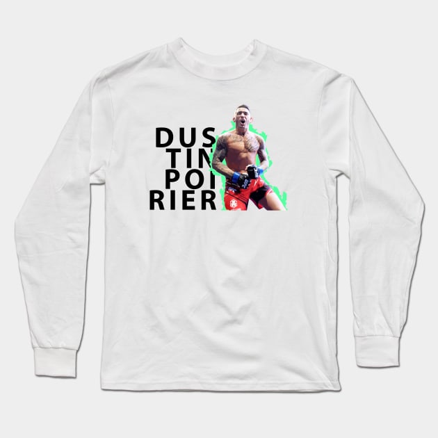 Dustin Poirier Power Long Sleeve T-Shirt by elmejikono